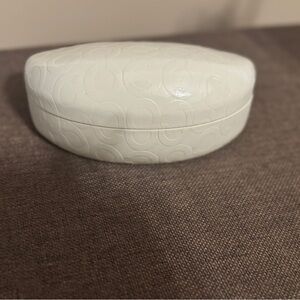 Authentic Coach White Glasses Case ONLY